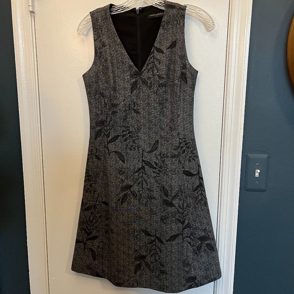 Banana Republic grey cocktail dress